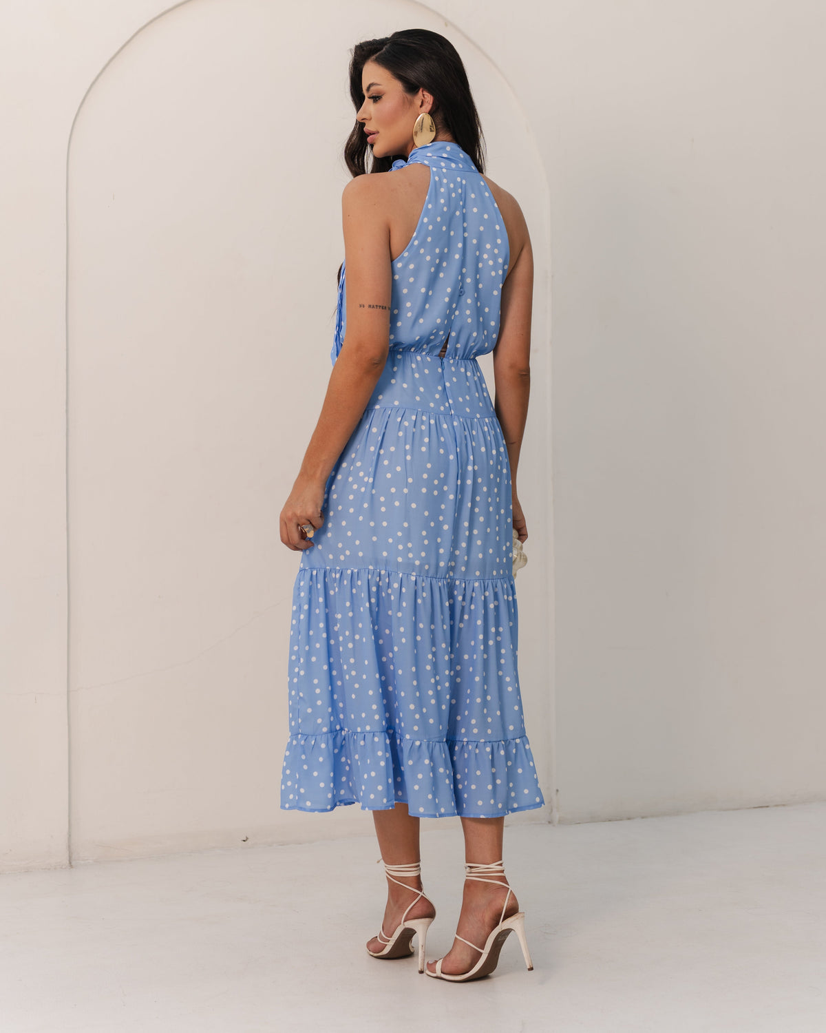 Vestido Longo De Poá 92680