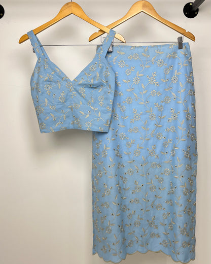 Conjunto de Lese Cropped e Saia 91970