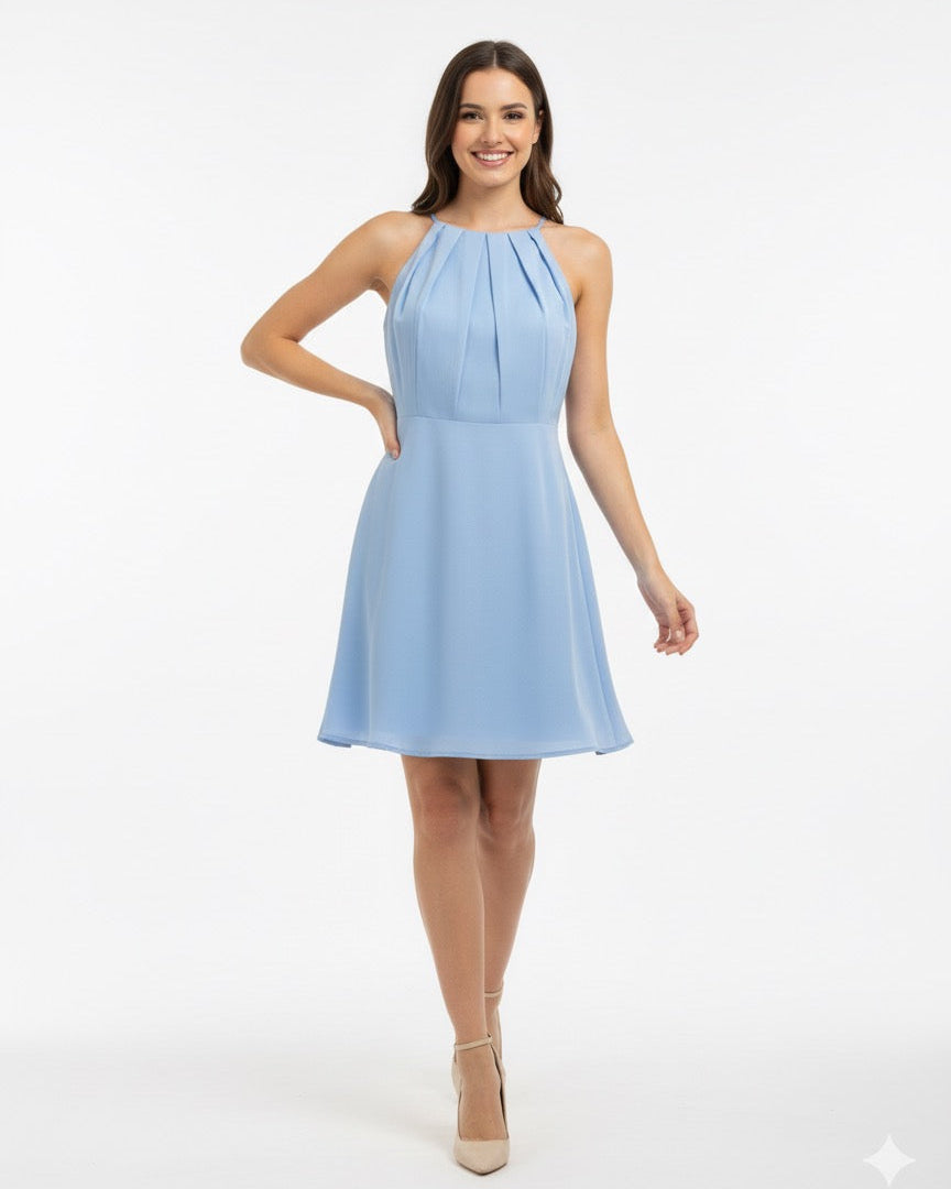 Vestido Curto Liso 49062