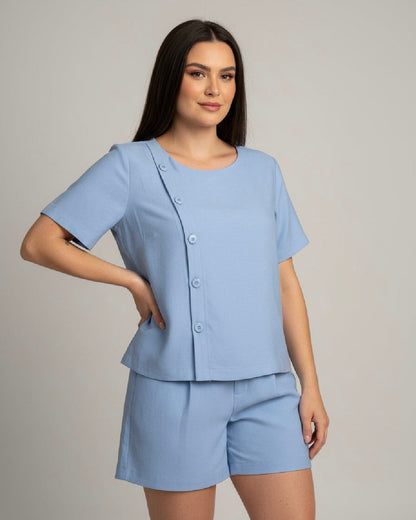 Conjunto Plus Blusa e Shorts 92001