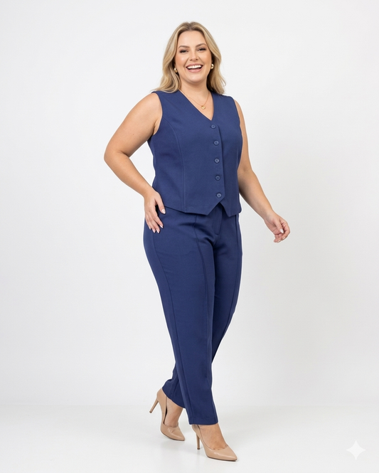 Conjunto Plus Colete e Calça 29990