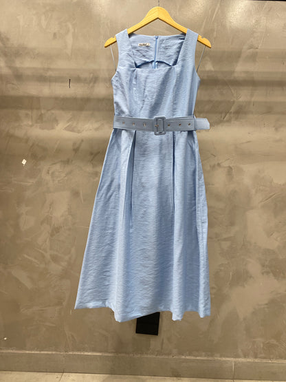 Vestido Midi Cinto 09094
