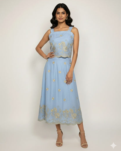 Conjunto De Lese Com Blusa e Saia 92031