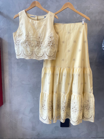 Conjunto Cropped e Saia Longa 91910