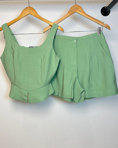 Conjunto Cropped e Shorts 91940