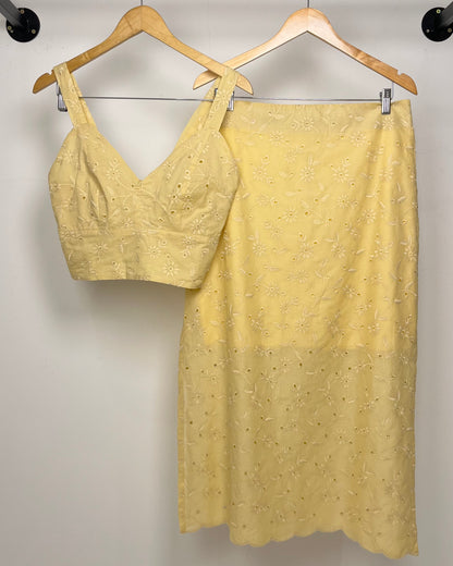 Conjunto de Lese Cropped e Saia 91970