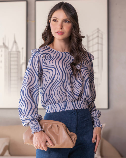 Detalhe da cor Azul Jeans