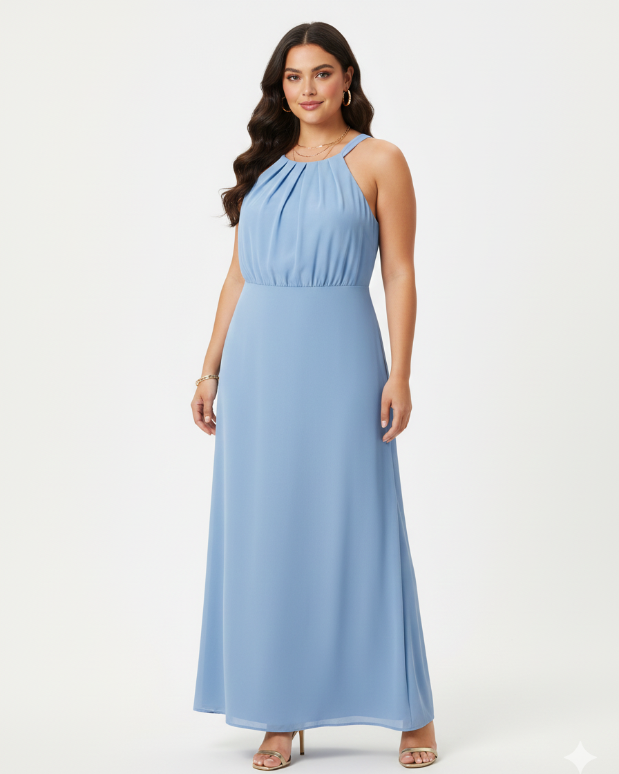 Vestido Longo Plus 80571