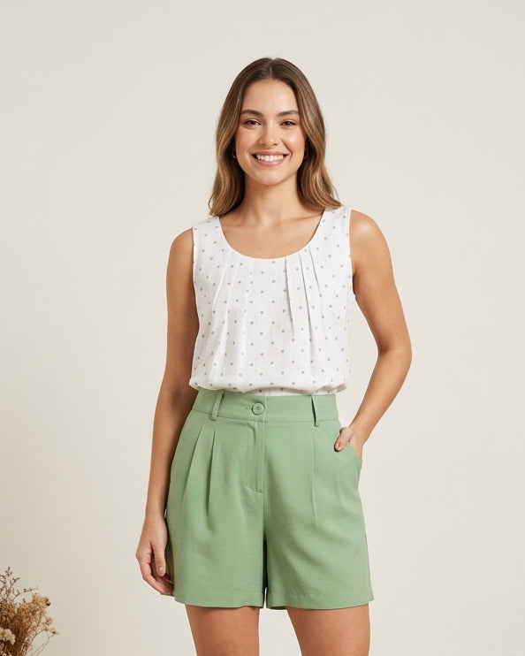 Regata Estampada Decote U 60689