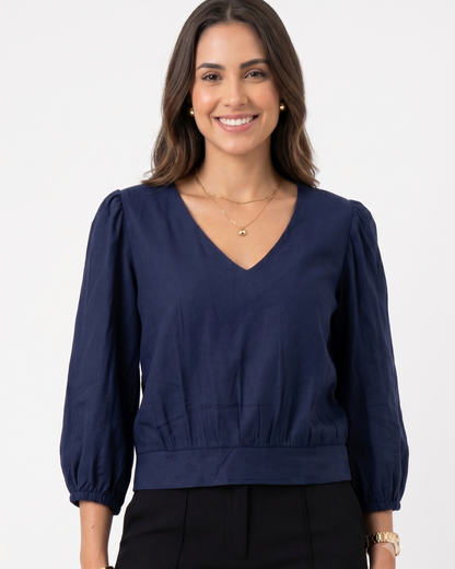 Cropped Liso Manga 7/8 80124
