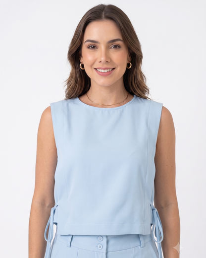 Regata Com Detalhes De Laços 92540