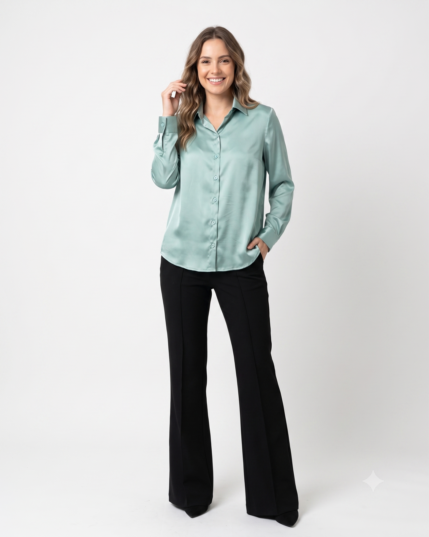 Camisa de Cetim 92460