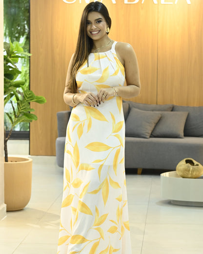 Vestido Longo Estampado 80255