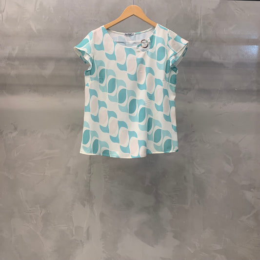 Blusa Com Detalhe de Argola Verde 50861