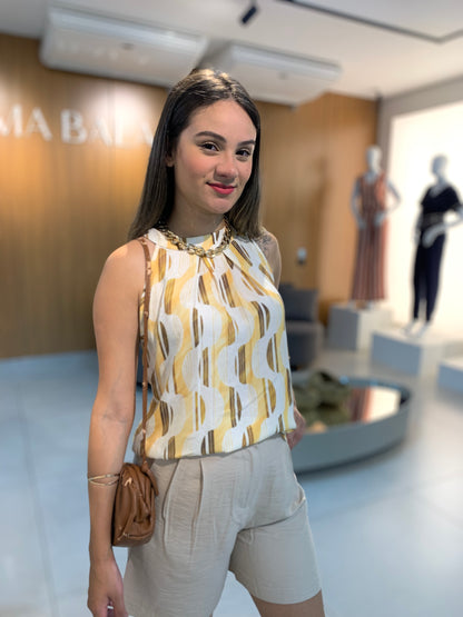 Regata Trapézio Estampada 80236