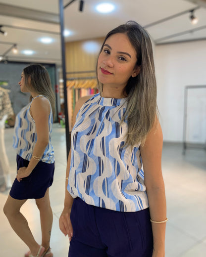 Regata Trapézio Estampada 80236