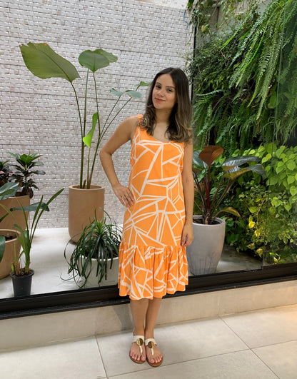 Vestido Curto Argola Na Alça 90421