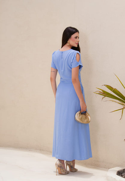 Conjunto cropped e saia 91560