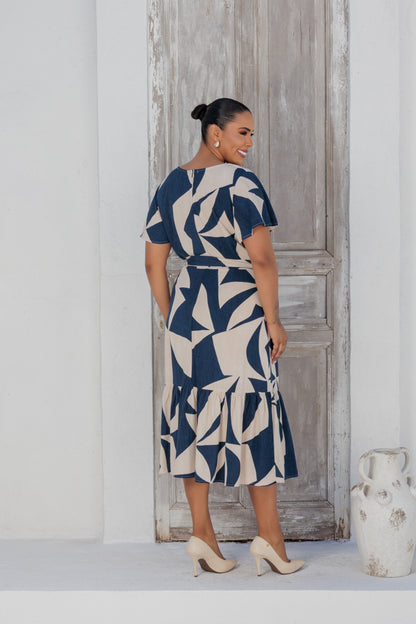 Vestido Plus Estampado 91461