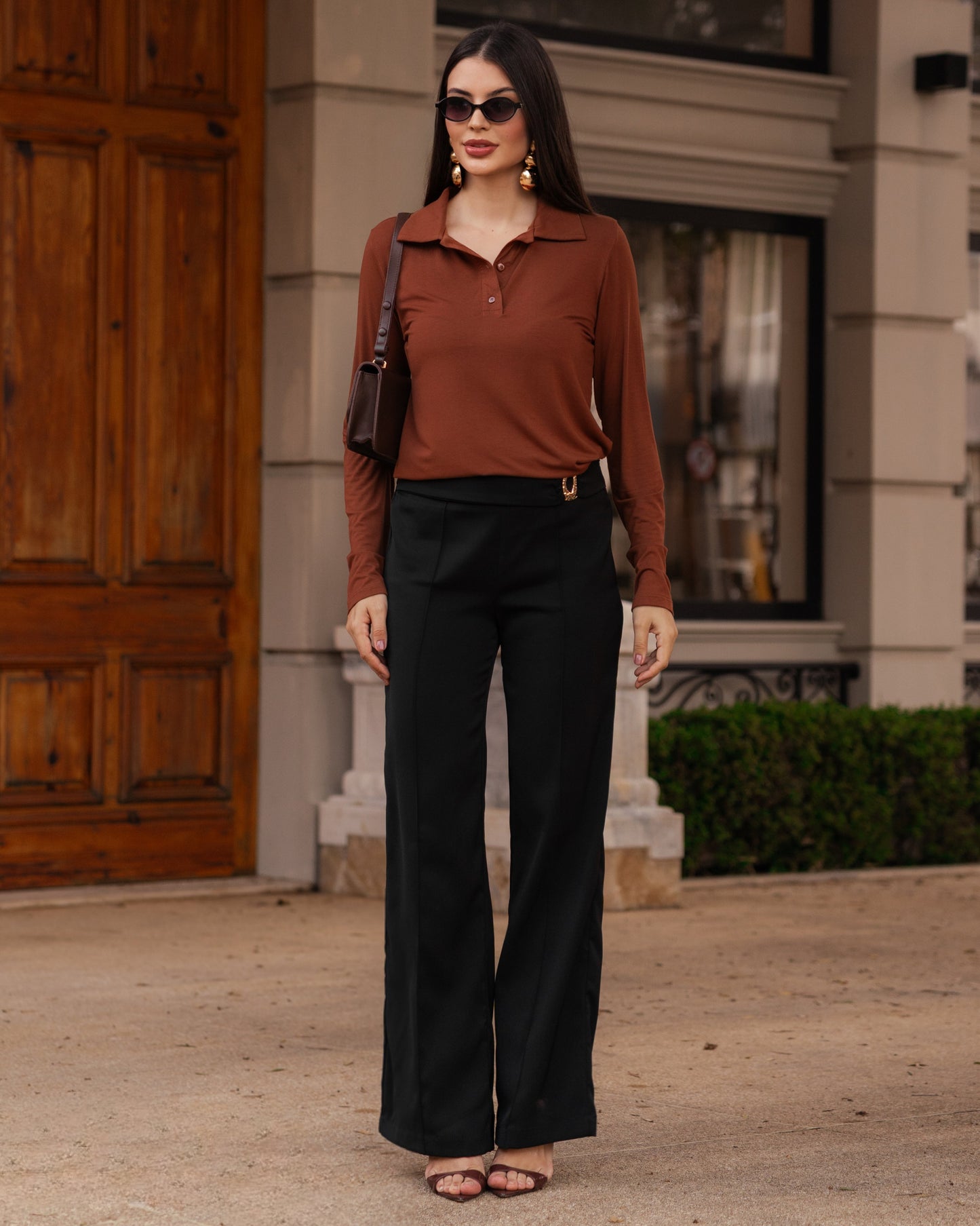 Blusa Polo Manga longa 92330