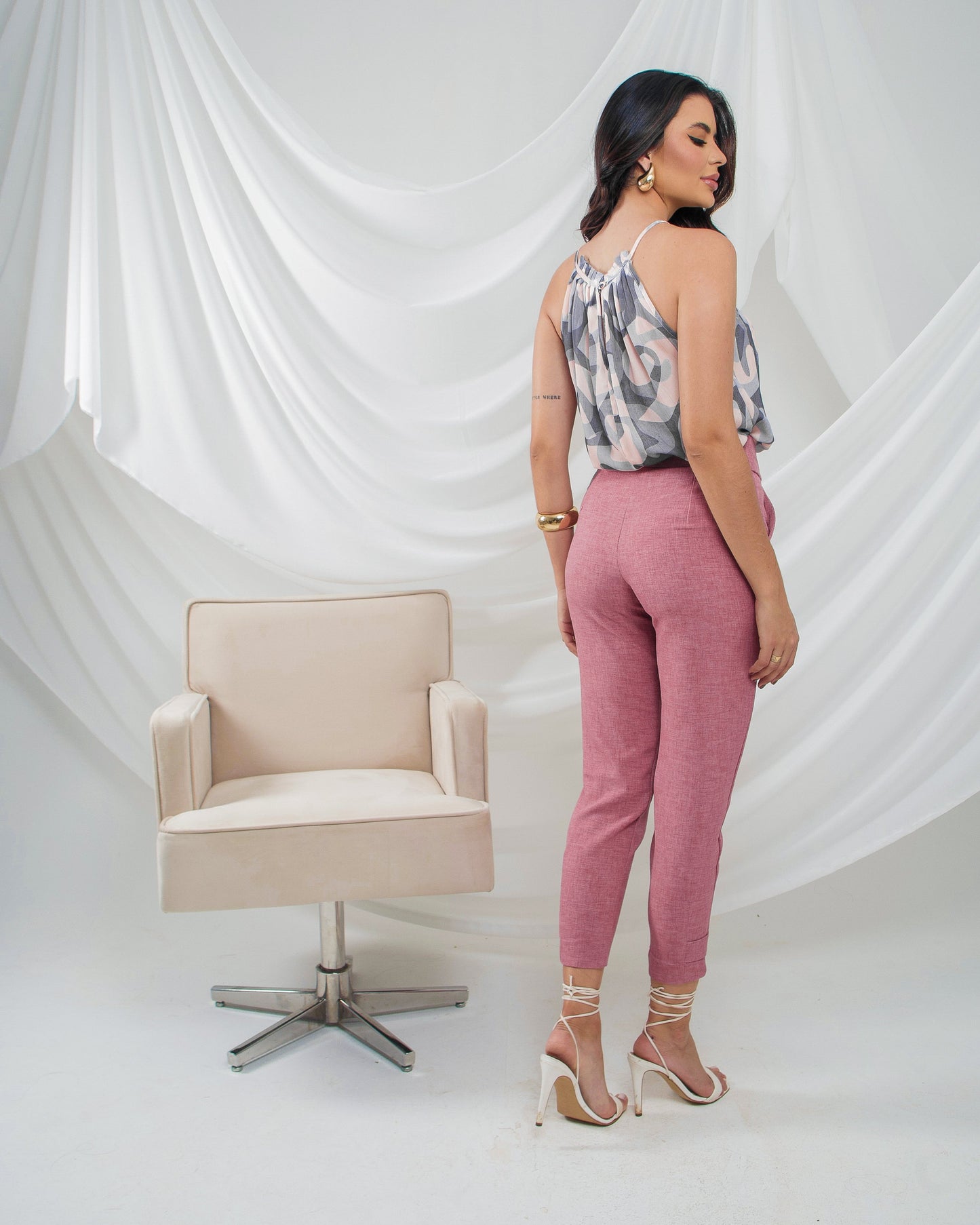 Calça Jogger Polylinho 02914