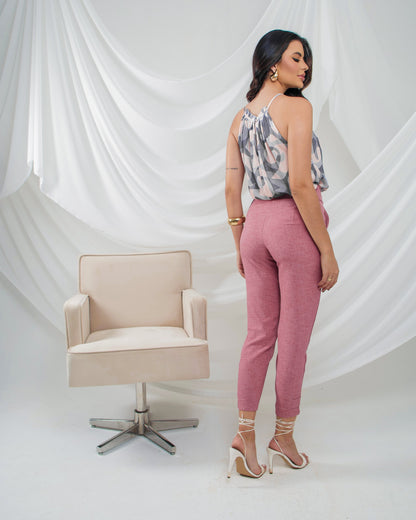 Calça Jogger Polylinho 02914