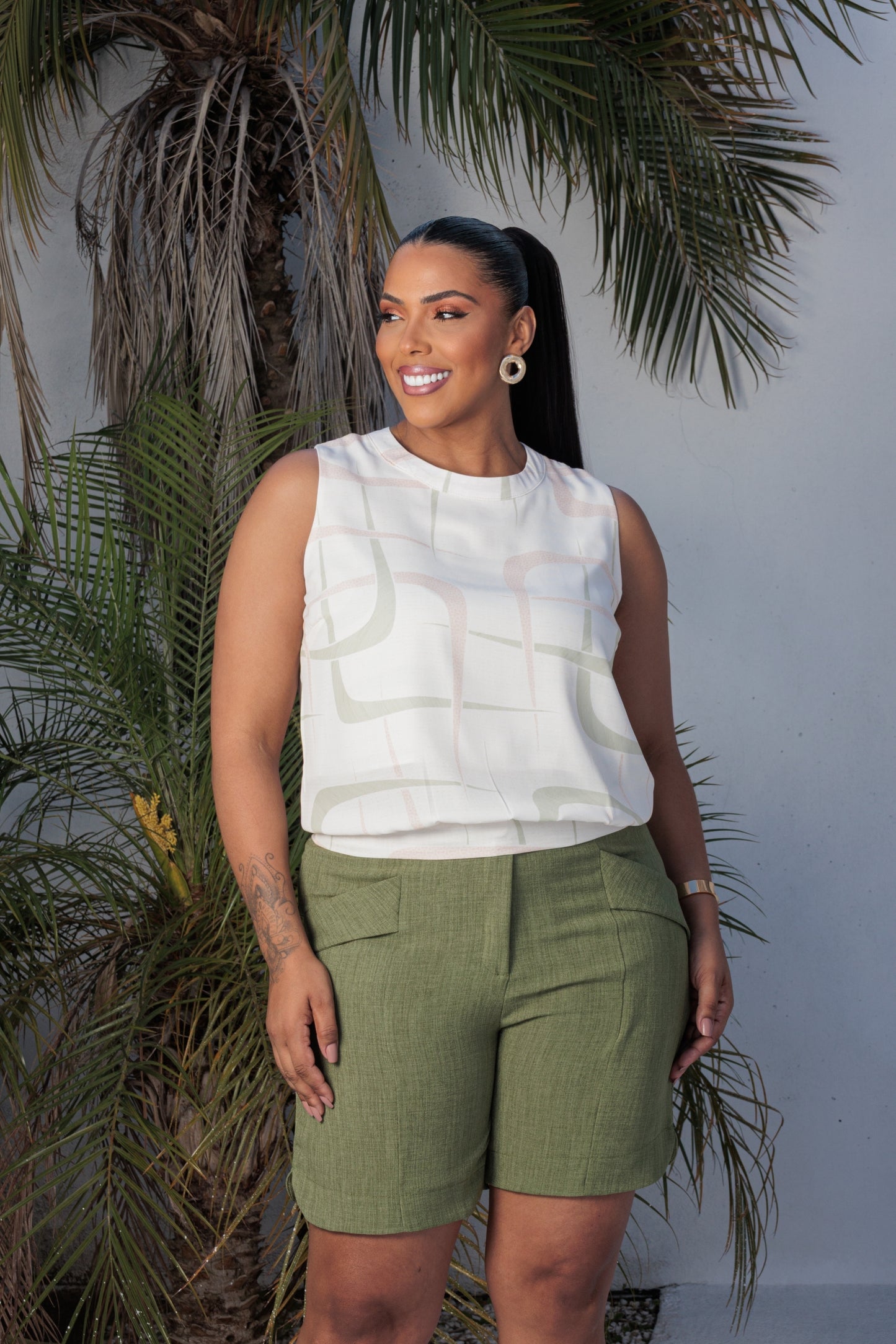 Cropped Plus Estampado 80295