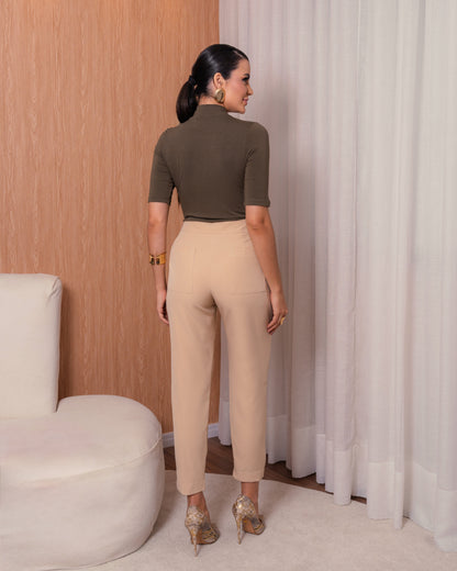 Blusa De Malha Gola Alta 92410