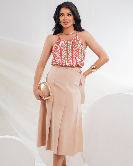 Saia Midi Pregas 09073