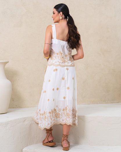 Conjunto De Lese Com Blusa e Saia 92031