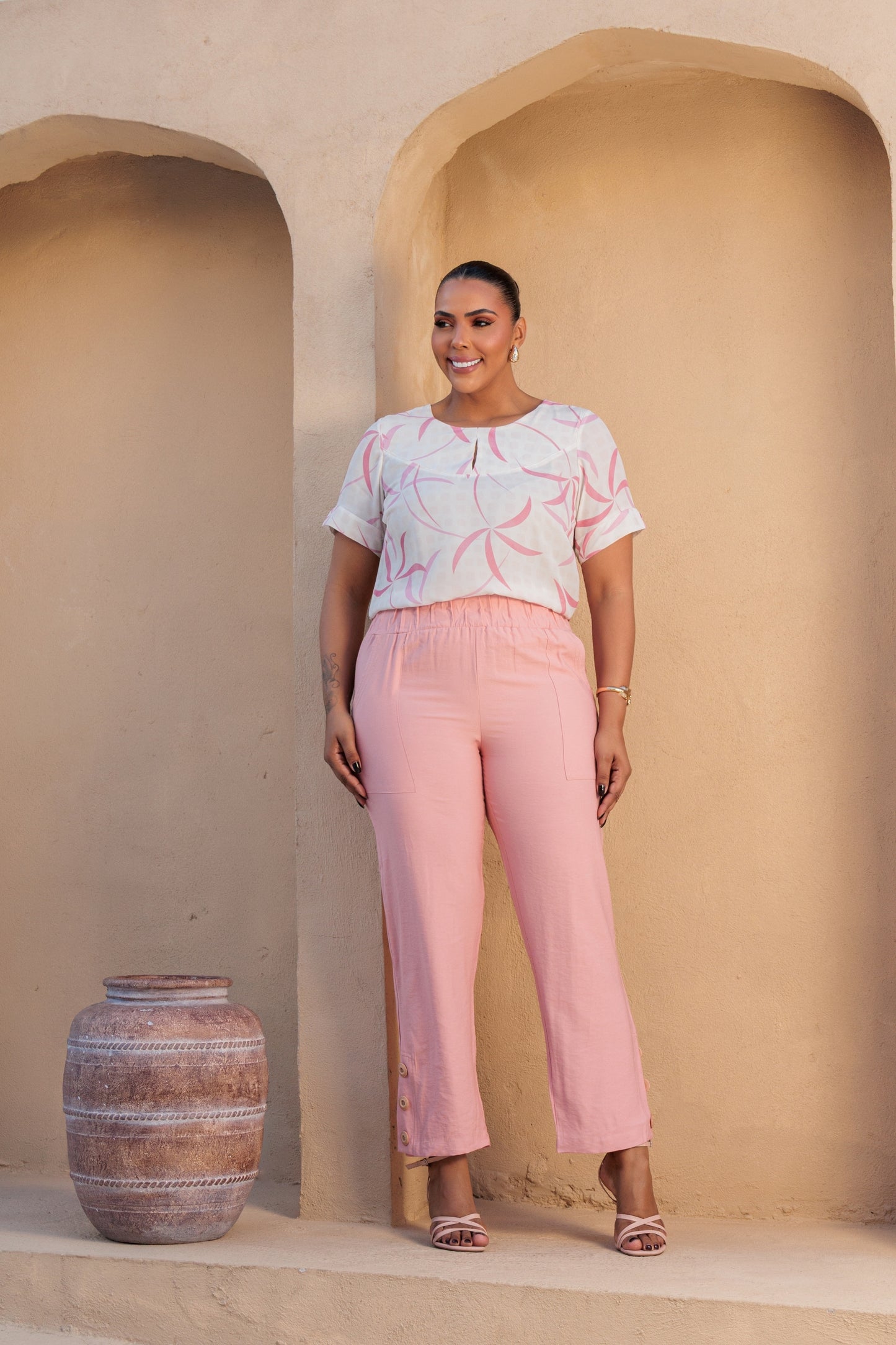 Blusa Plus Estampada 91552