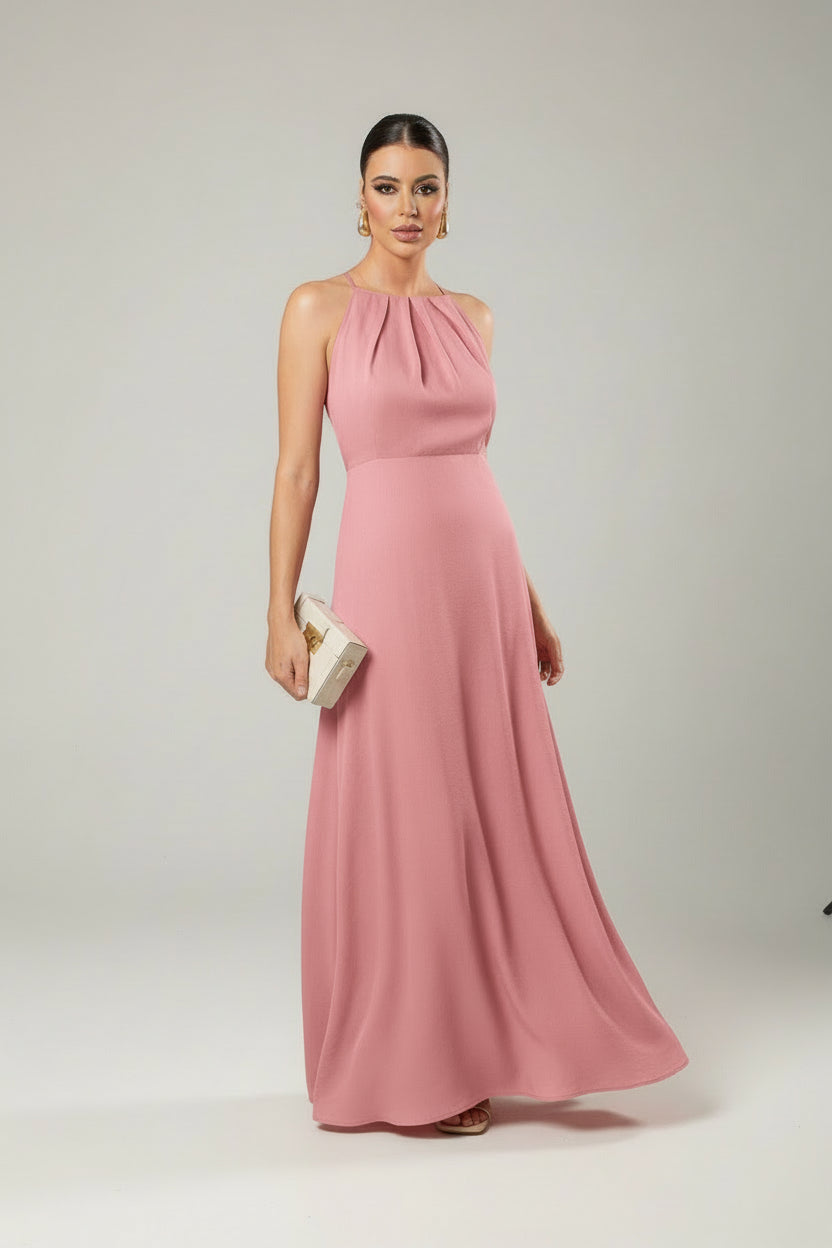 Vestido Longo Crepe 47975