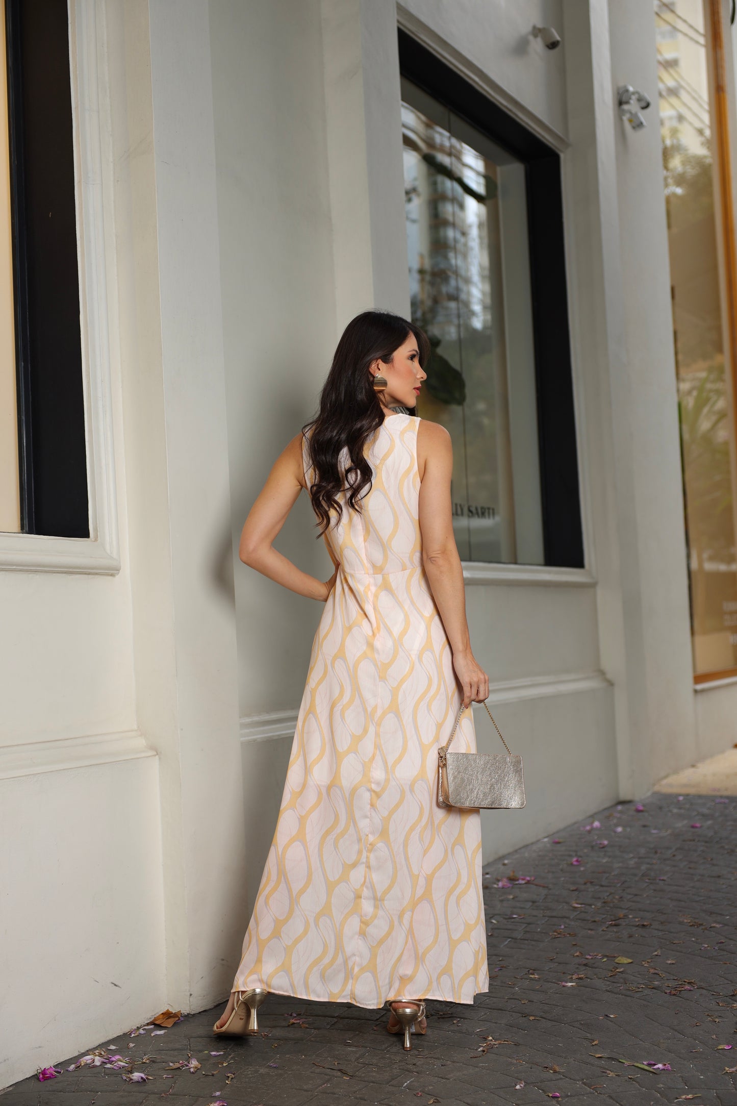 Vestido Longo Estampado 91860