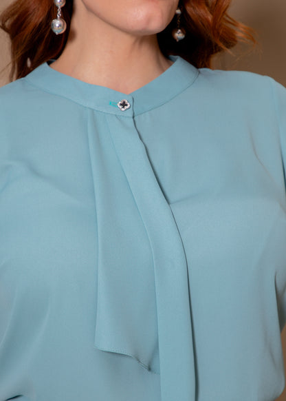 Blusa Plus Gravata 91020