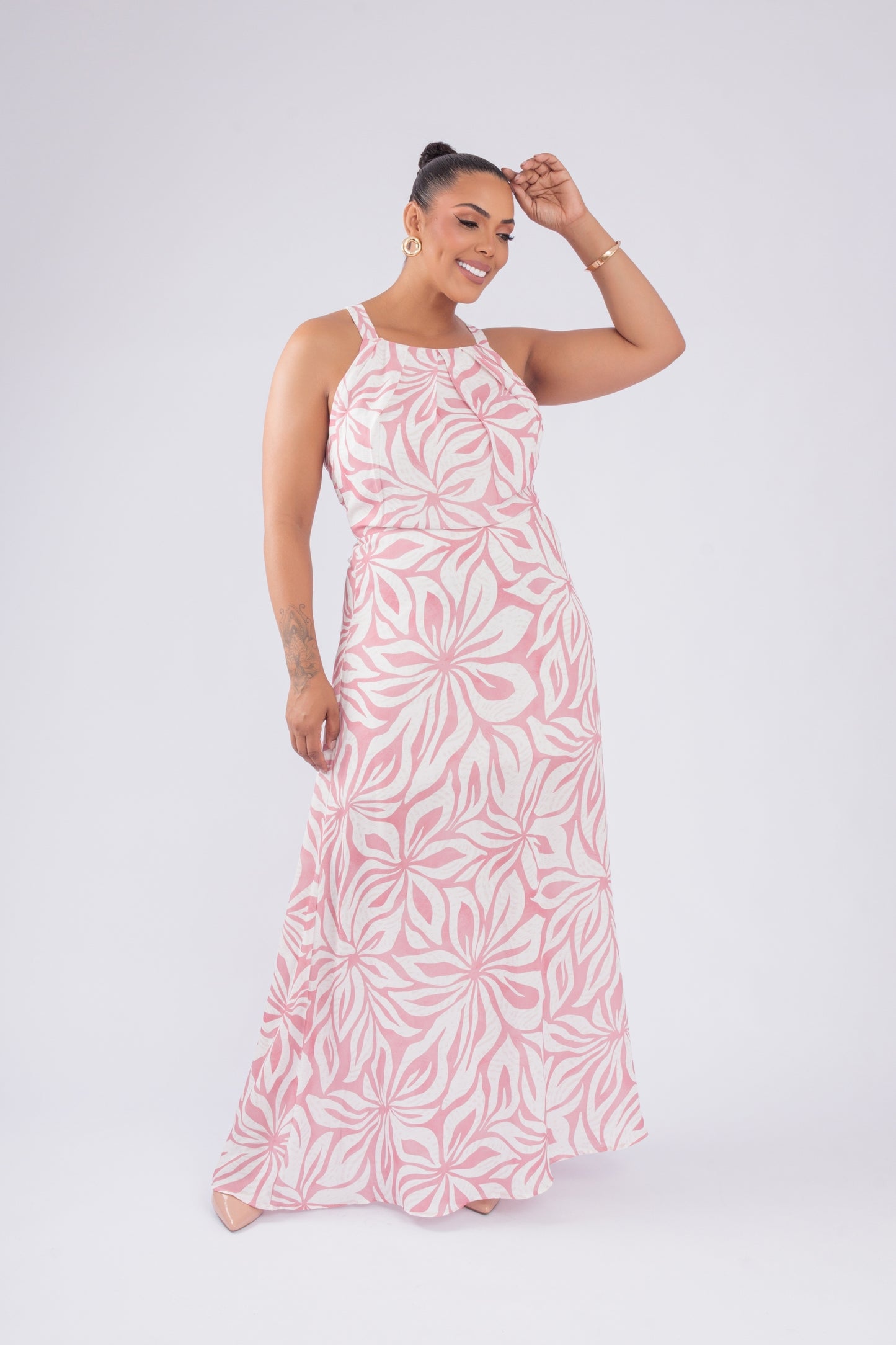 Vestido Plus Estampado 80575