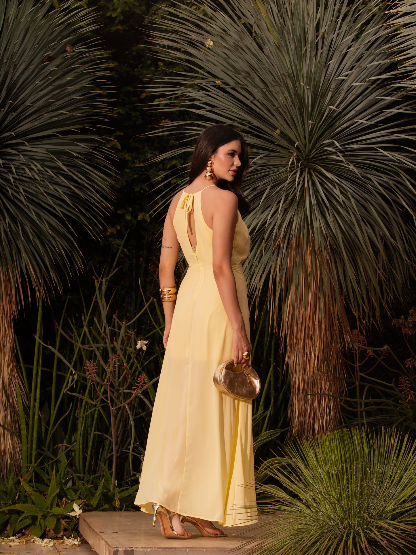 Vestido Longo Crepe 47975