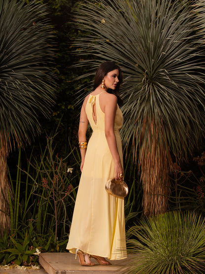 Vestido Longo Crepe 47975