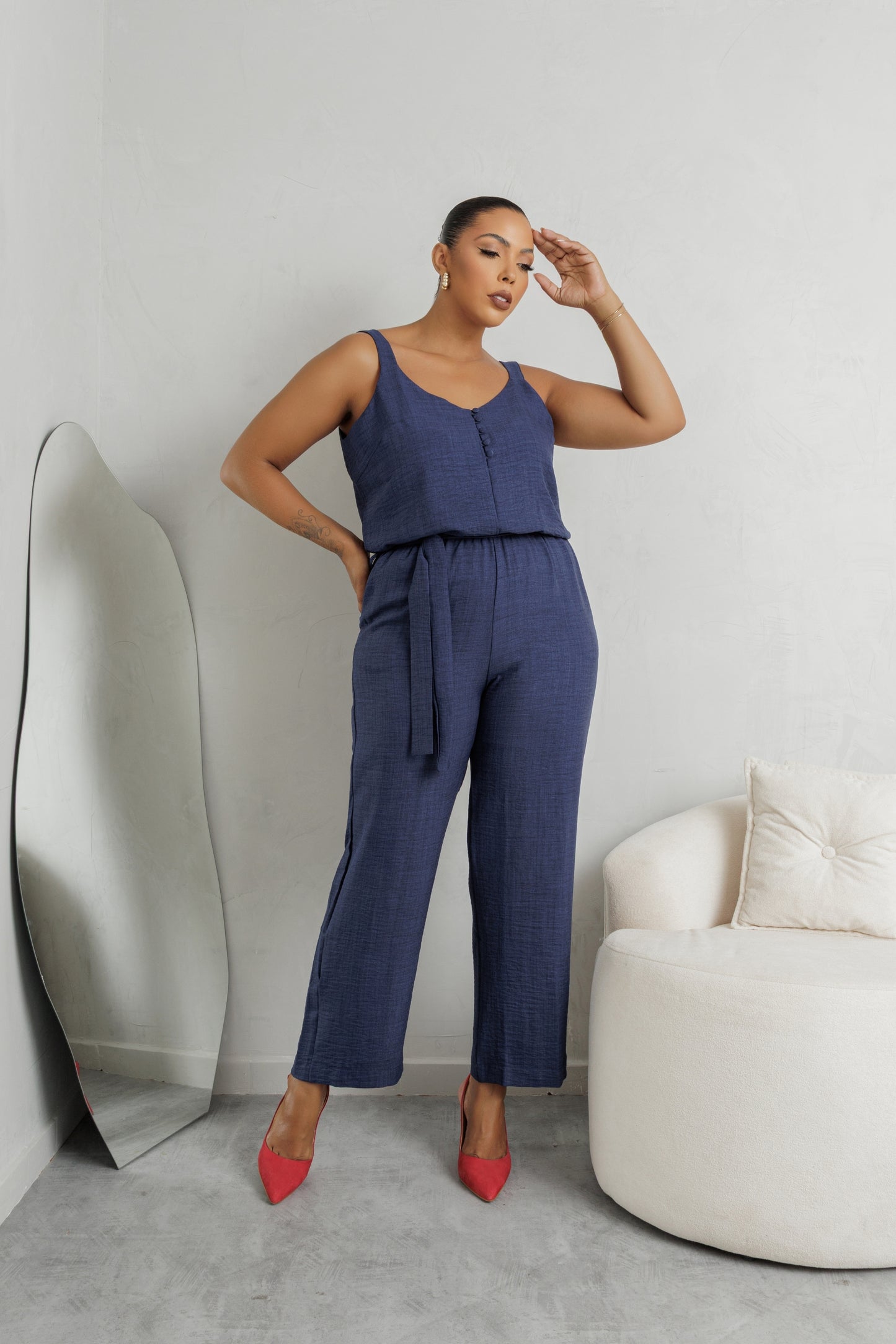 Macacão Plus Alça Larga 50880