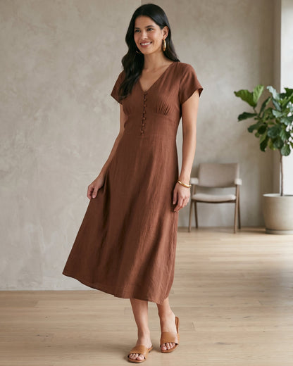 Vestido Midi Liso 91851