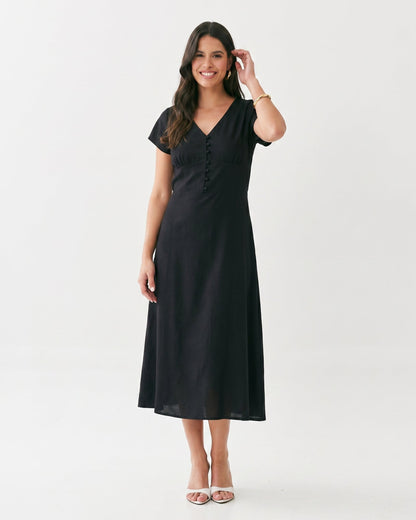 Vestido Midi Liso 91851