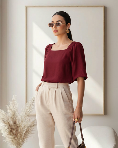 Blusa Decote Quadrado 92170