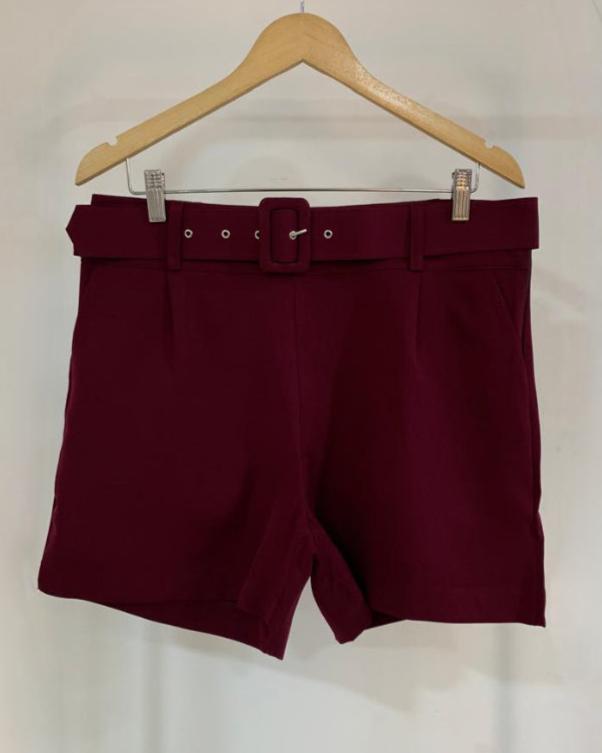 Shorts Plus de Alfaiataria Cinto 29050