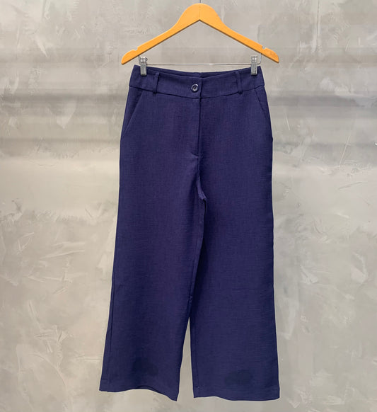 Calça Pantacourt Azul Marinho 29540