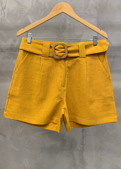 Shorts PolyLinho Cinto 02920