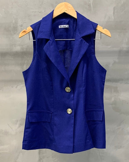 Colete de Linho Longo 90030