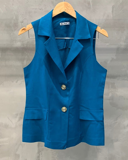 Colete de Linho Longo 90030