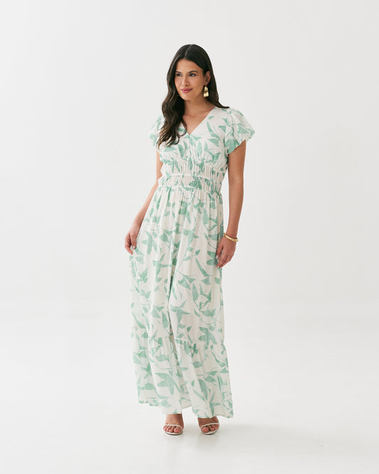Vestido Longo Acinturado 90983