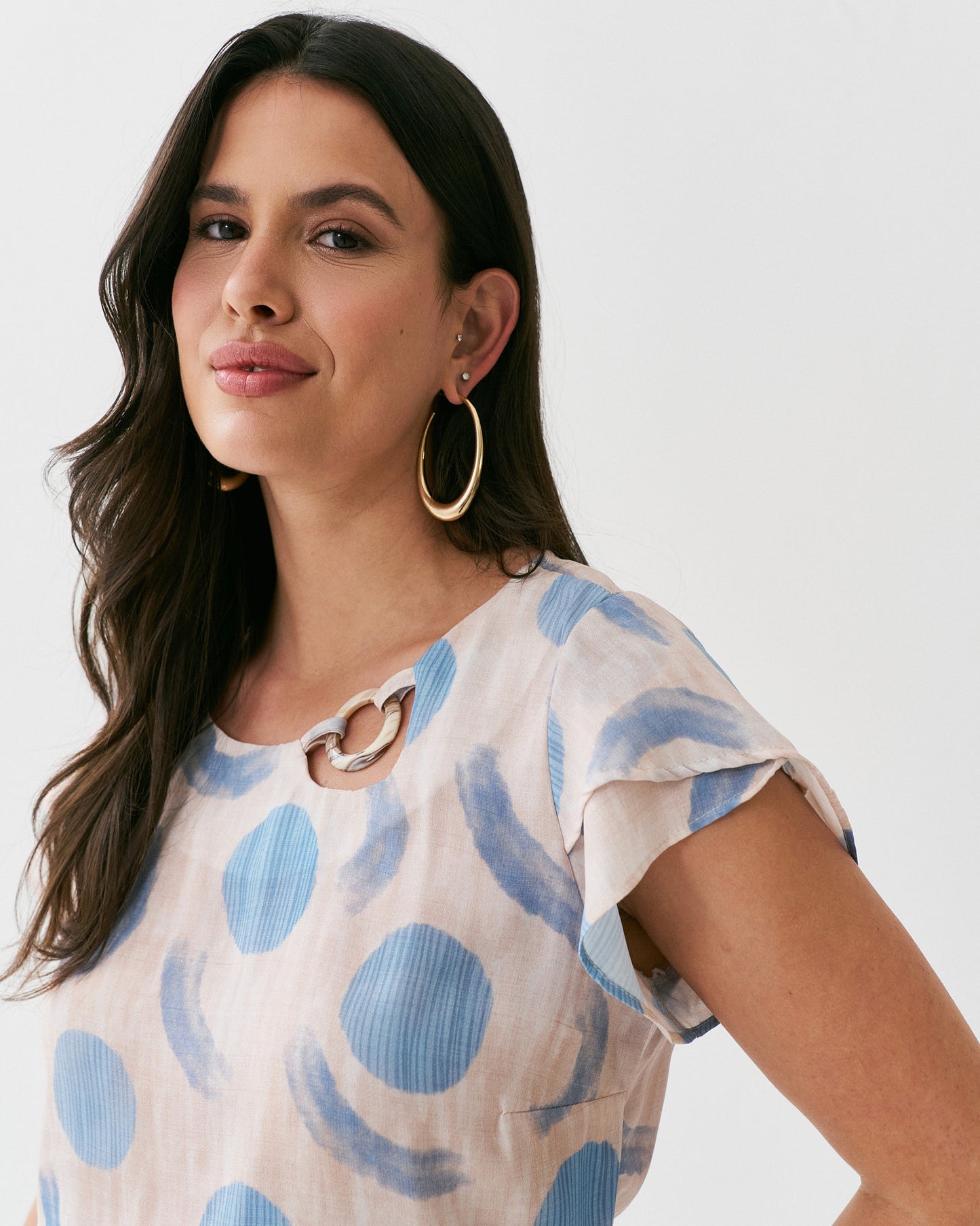 Blusa Com Detalhe de Argola 50861