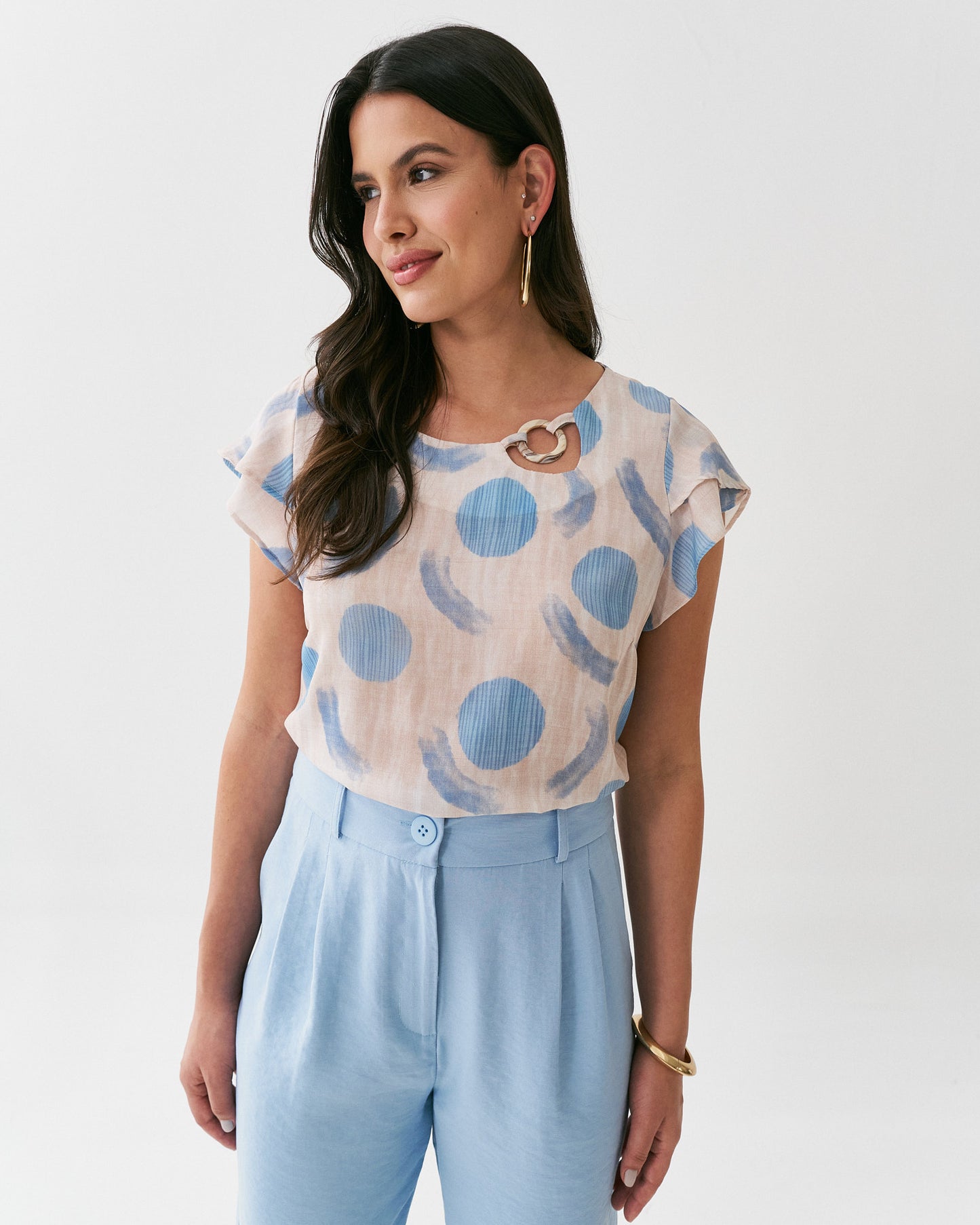 Blusa Com Detalhe de Argola 50861