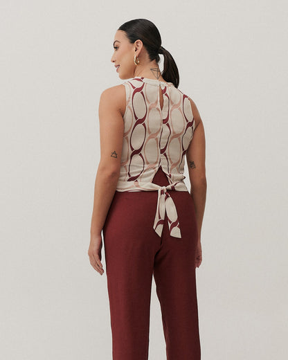 Regata Cropped Estampado 50728